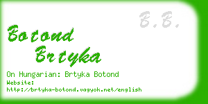 botond brtyka business card